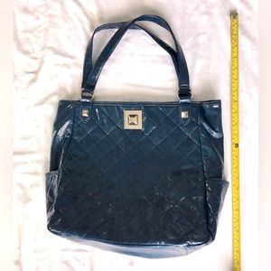 Kenneth Cole navy tote, I used as overnight bag.